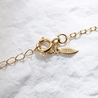 Blüte Anhänger Kette aus 14K Gold