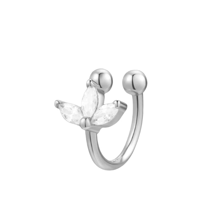 Ear Cuff Ramo Gemas Plata de Ley 925