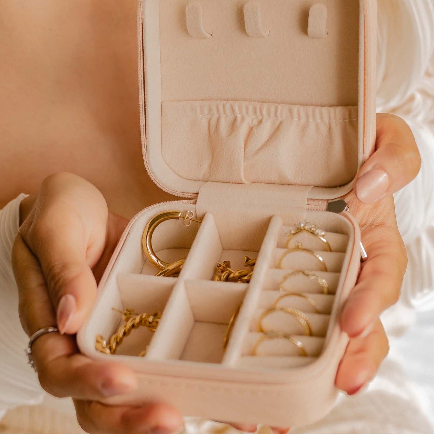 Joyero Organizador Color Blush