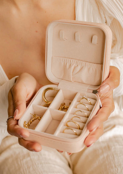 Blush Hey Happiness Jewelry Case