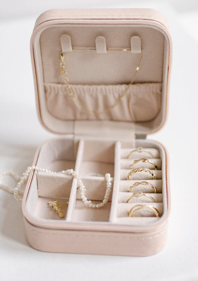 Blush Hey Happiness Jewelry Case
