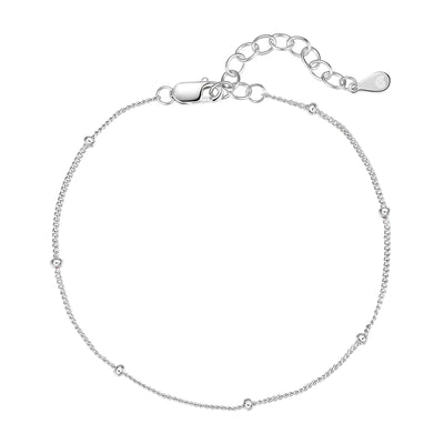 Bobble Chain Bracelet Sterling Silver