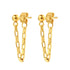 Bold Chain Earrings Gold