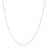 Box Chain Link Necklace Silver