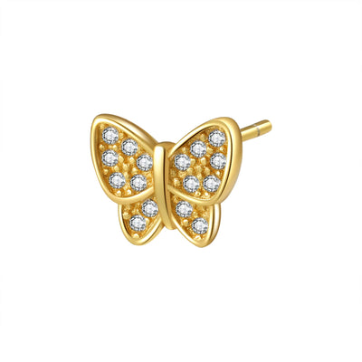 Clous d'Oreille Papillon Sterling Argent