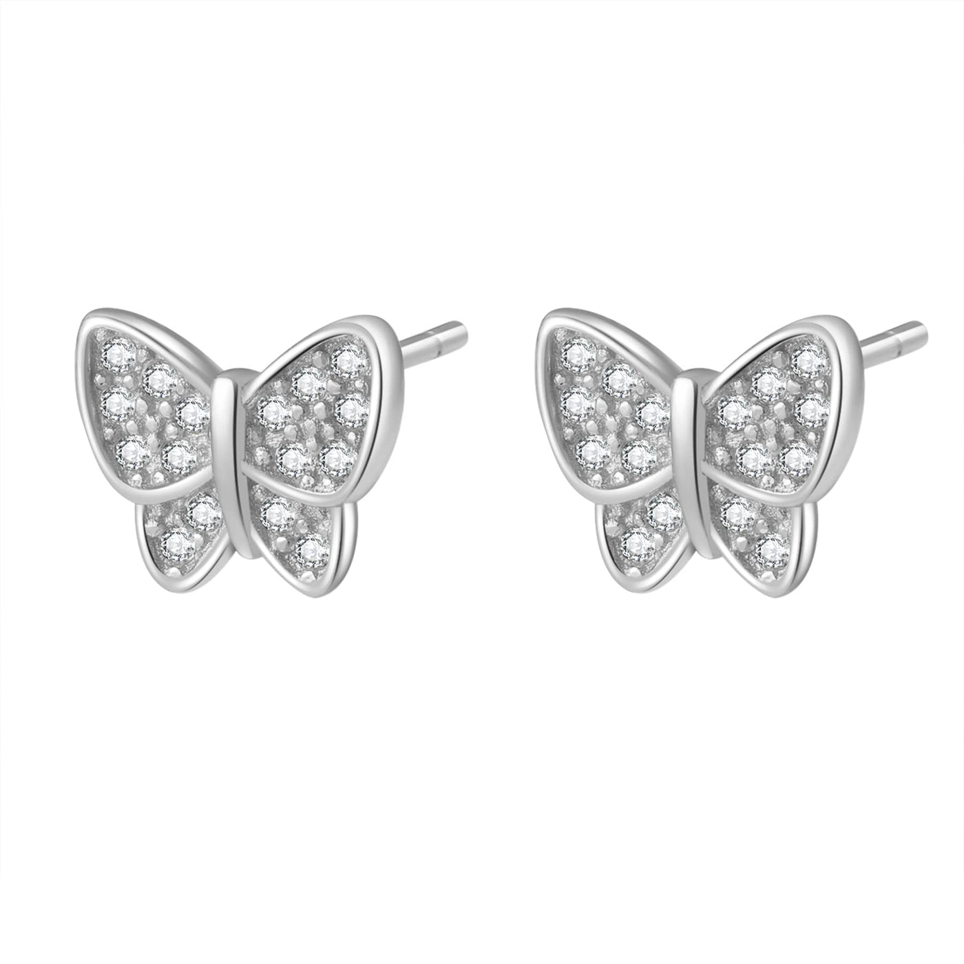Clous d'Oreille Papillon Sterling Argent