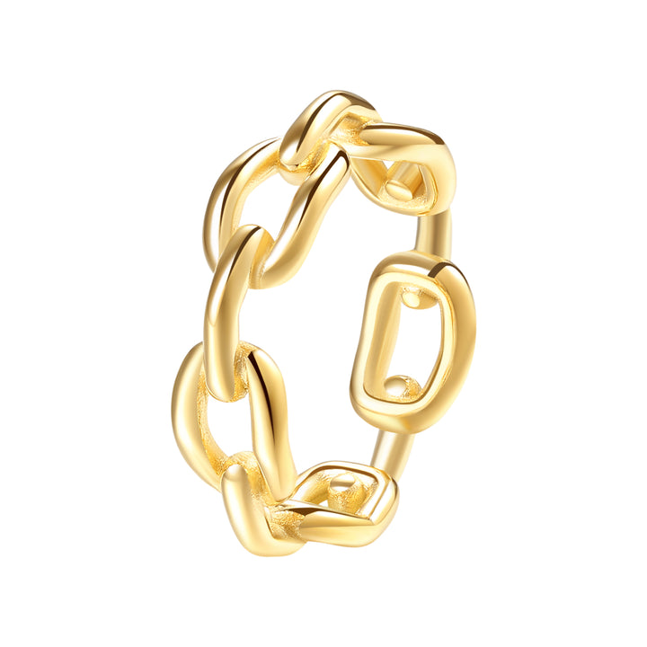 Ring en Or Chaîne de Câble