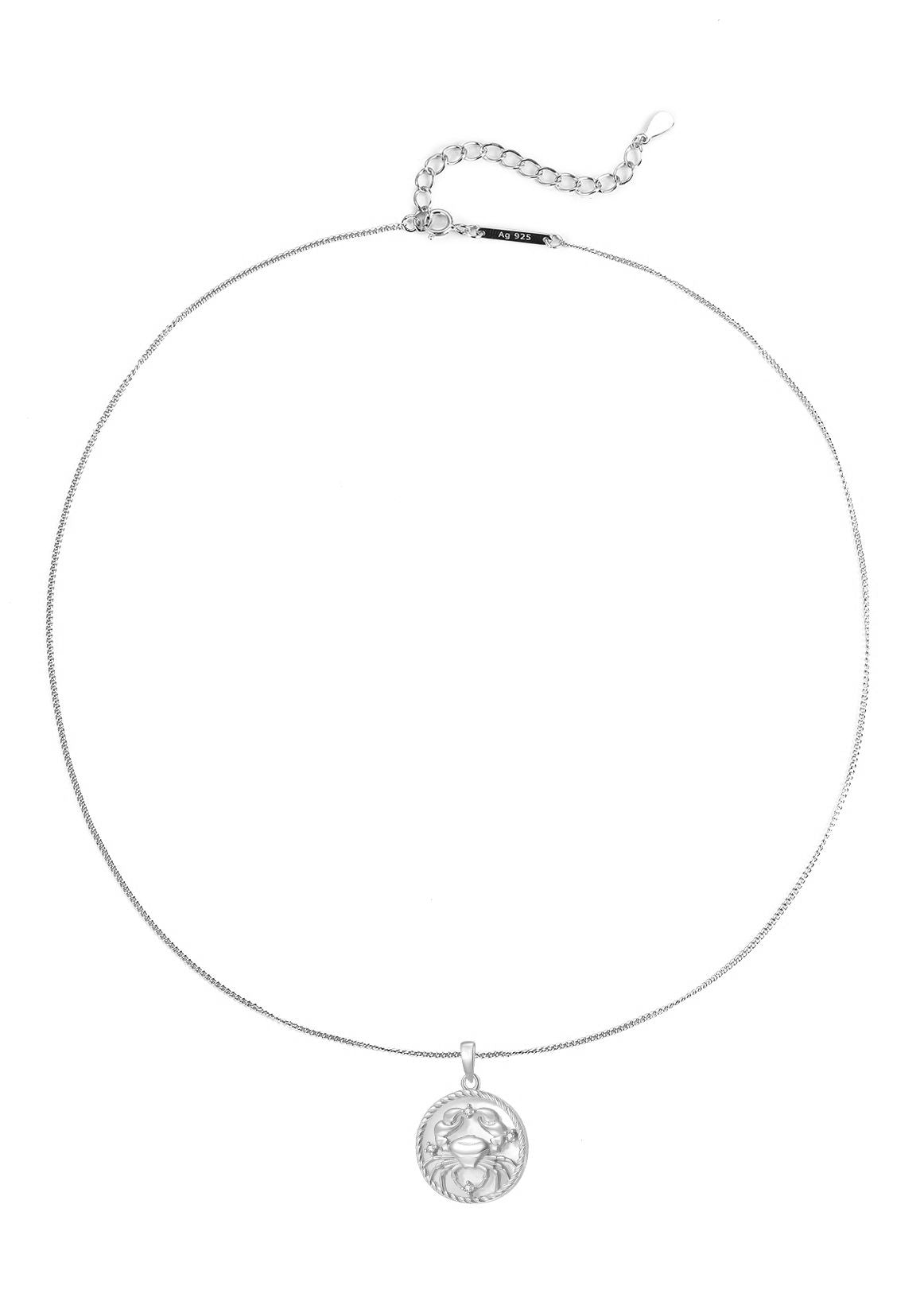 Collier pendentif zodiaque Cancer