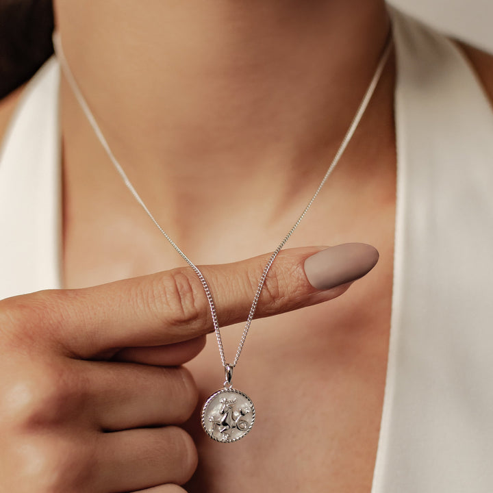 Capricorn Zodiac Pendant Necklace