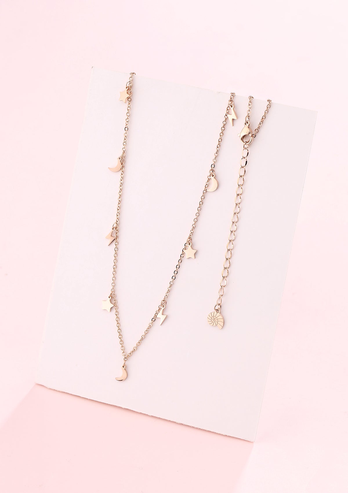 Celestial Inspiration Necklace Set in Rose Gold