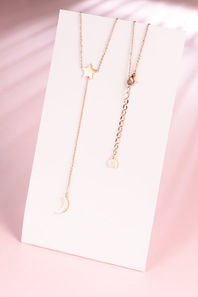 Celestial Inspiration Necklace Set in Rose Gold