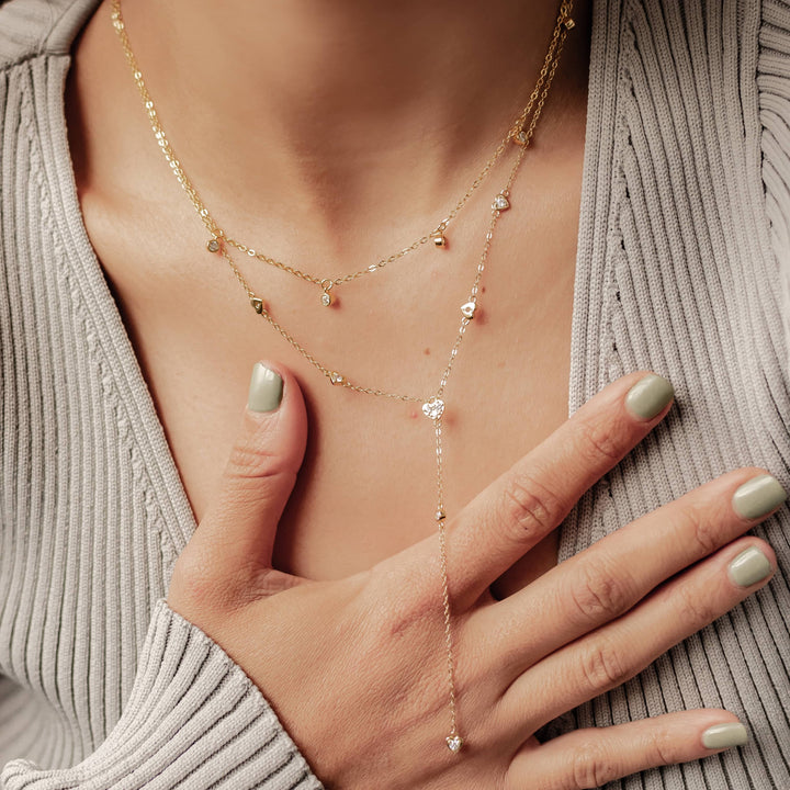 Cherish Necklace Set Sterling Silver