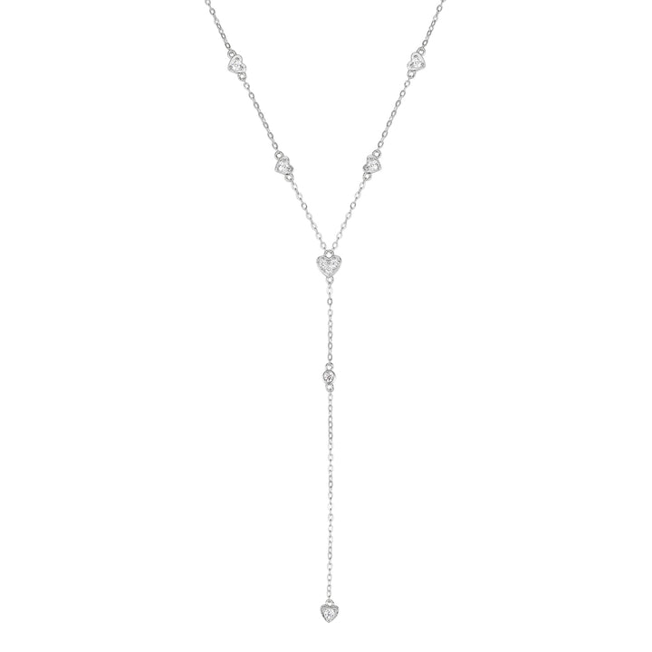 Cherish Y Chain Necklace Sterling Silver Gold