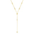 Cherish Y Kette Gold Sterlingsilber