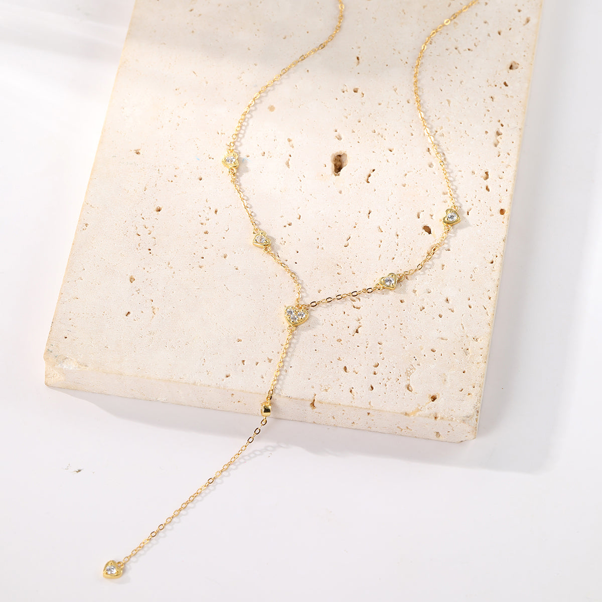 Cherish Y Kette Gold Sterlingsilber