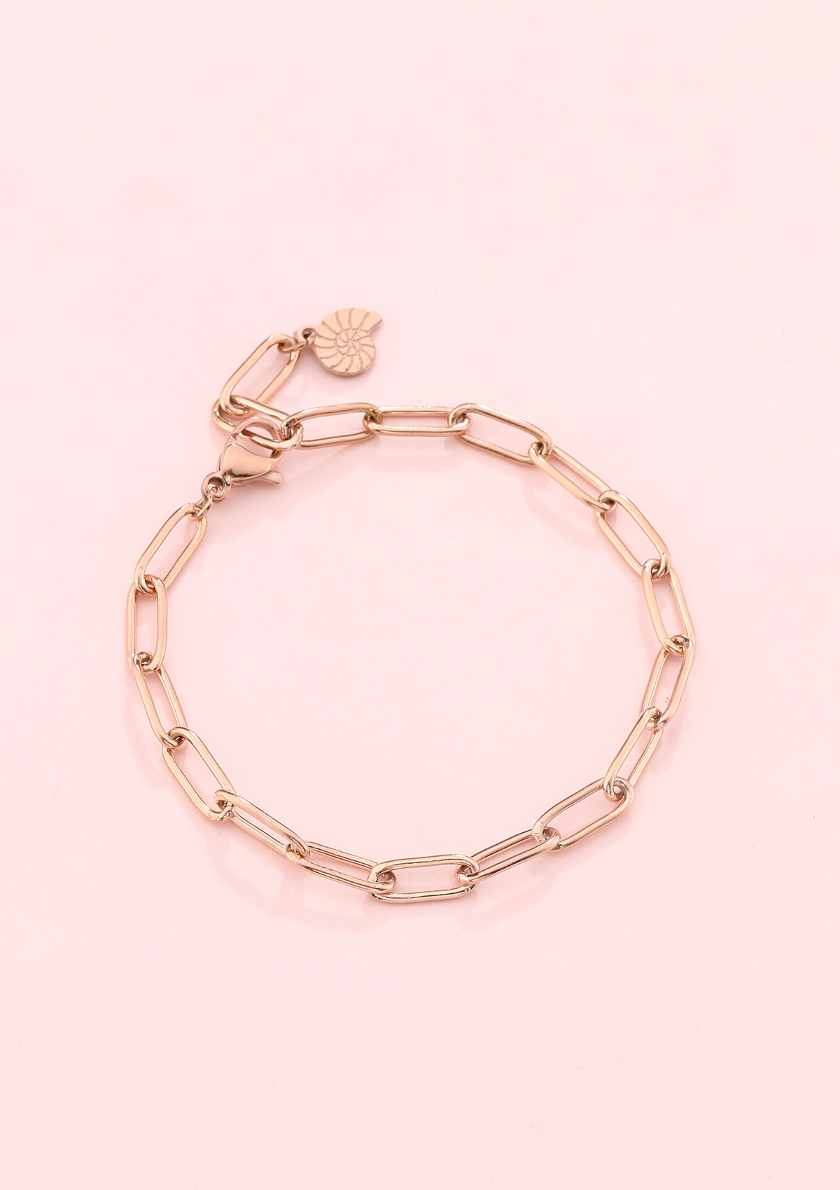 Chunky Chain Bracelet Rose Gold