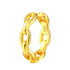 Pendientes Ear Cuff de Cadena Gruesa Plata de Ley 925 en Oro