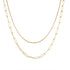Chunky Chain Layered Necklace Gold