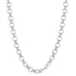 Chunky Double Cable Chain Necklace Silver
