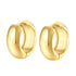Chunky Hoop Earrings Gold
