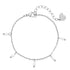 Bracelet Chaîne Perle Cinque en Argent