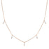 Collier Chaîne Perle Cinque en Or Rose