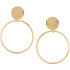 Circle Hoop Earring Gold