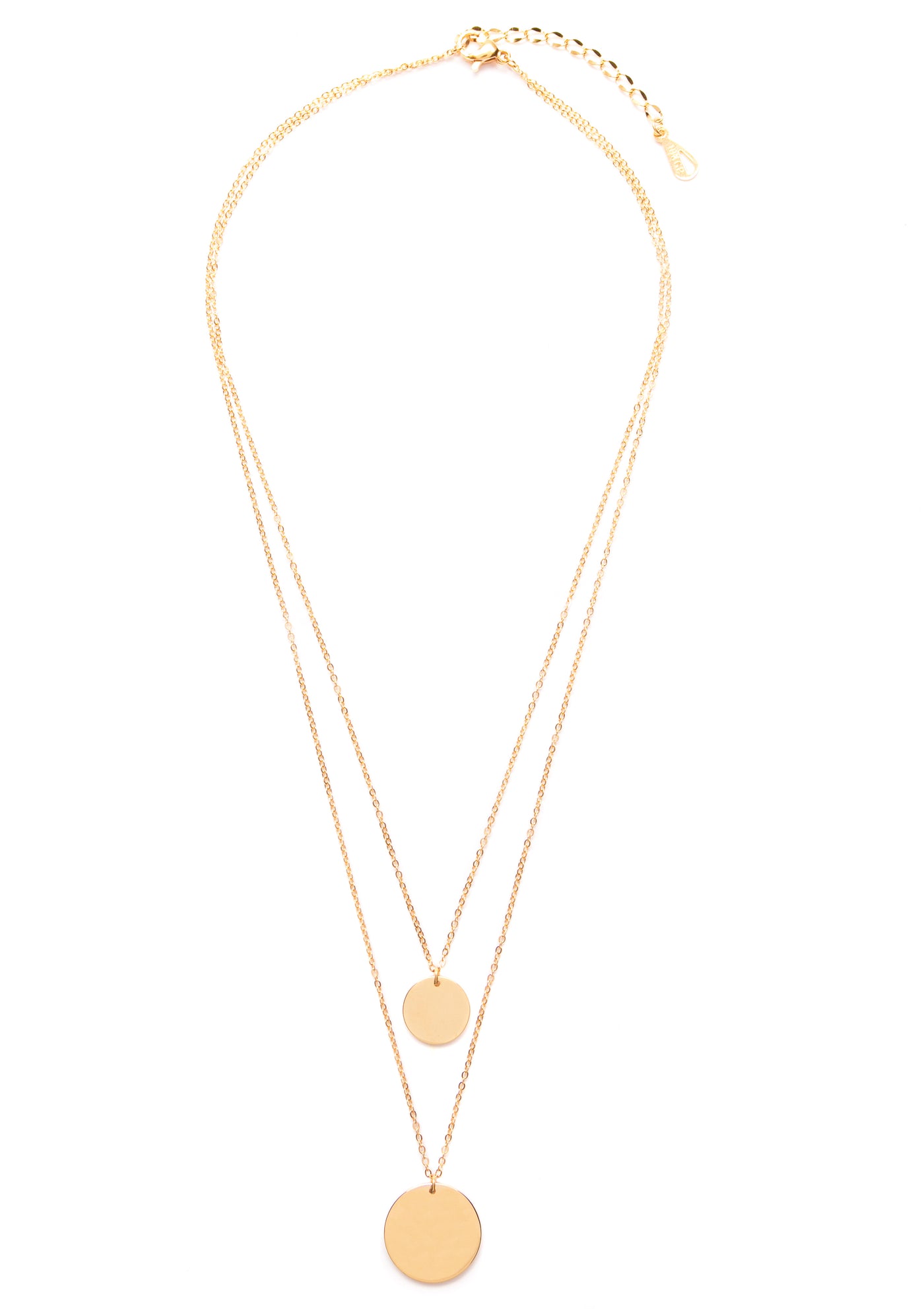 Collier Cercle Multi Rangs Plaqué Or