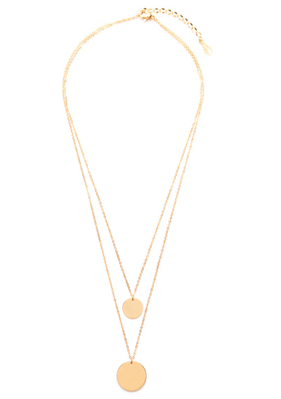 Collier Cercle Multi Rangs Plaqué Or