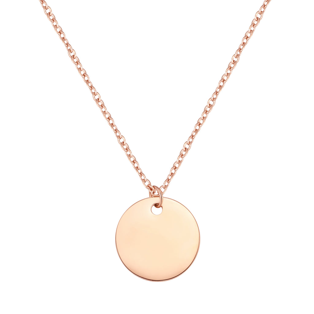 Collier rond Rose Or