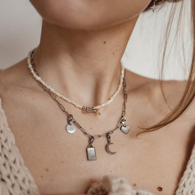 Circle Pendant Silver