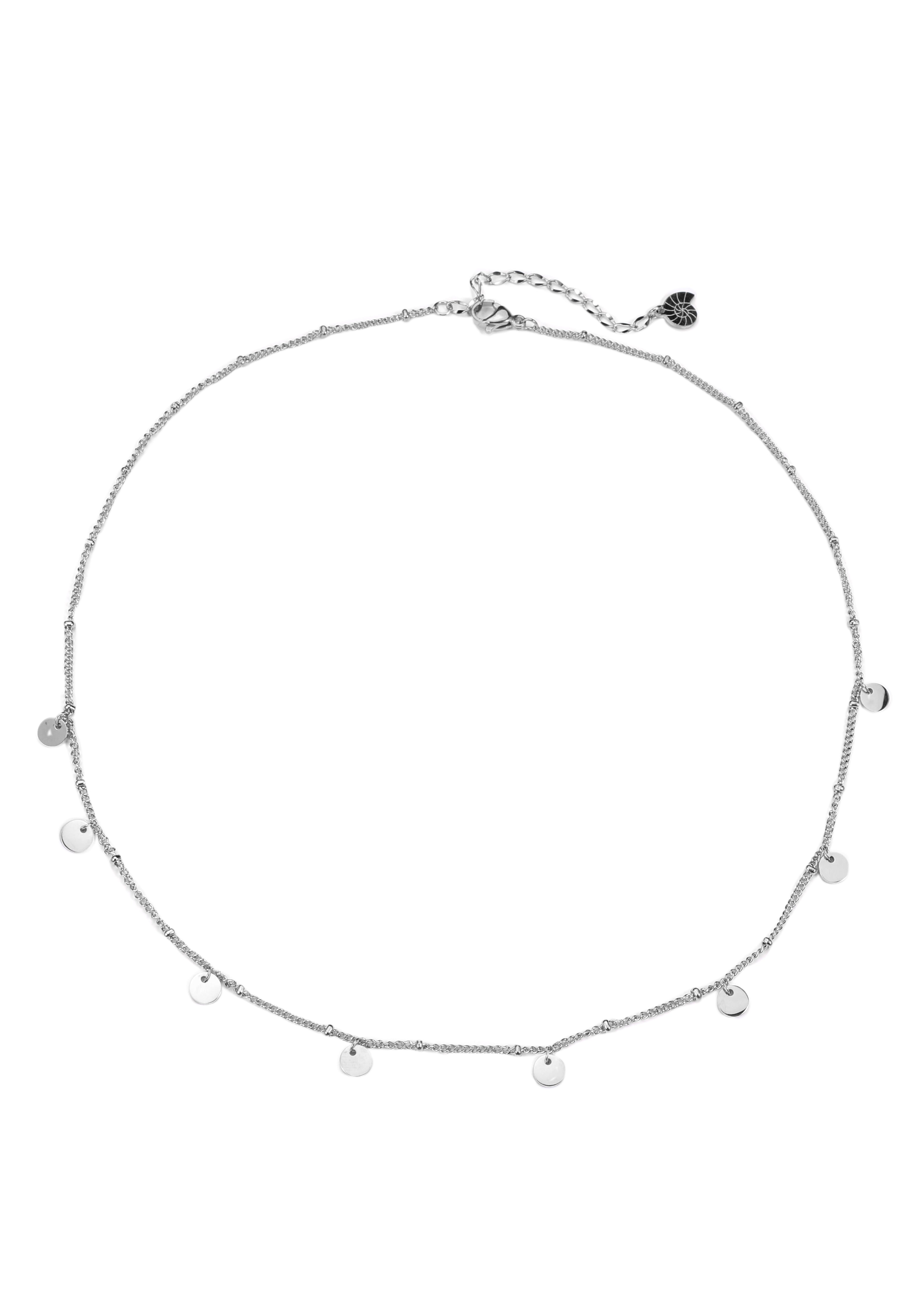 Cercles Bobble Chaîne Collier en Argent