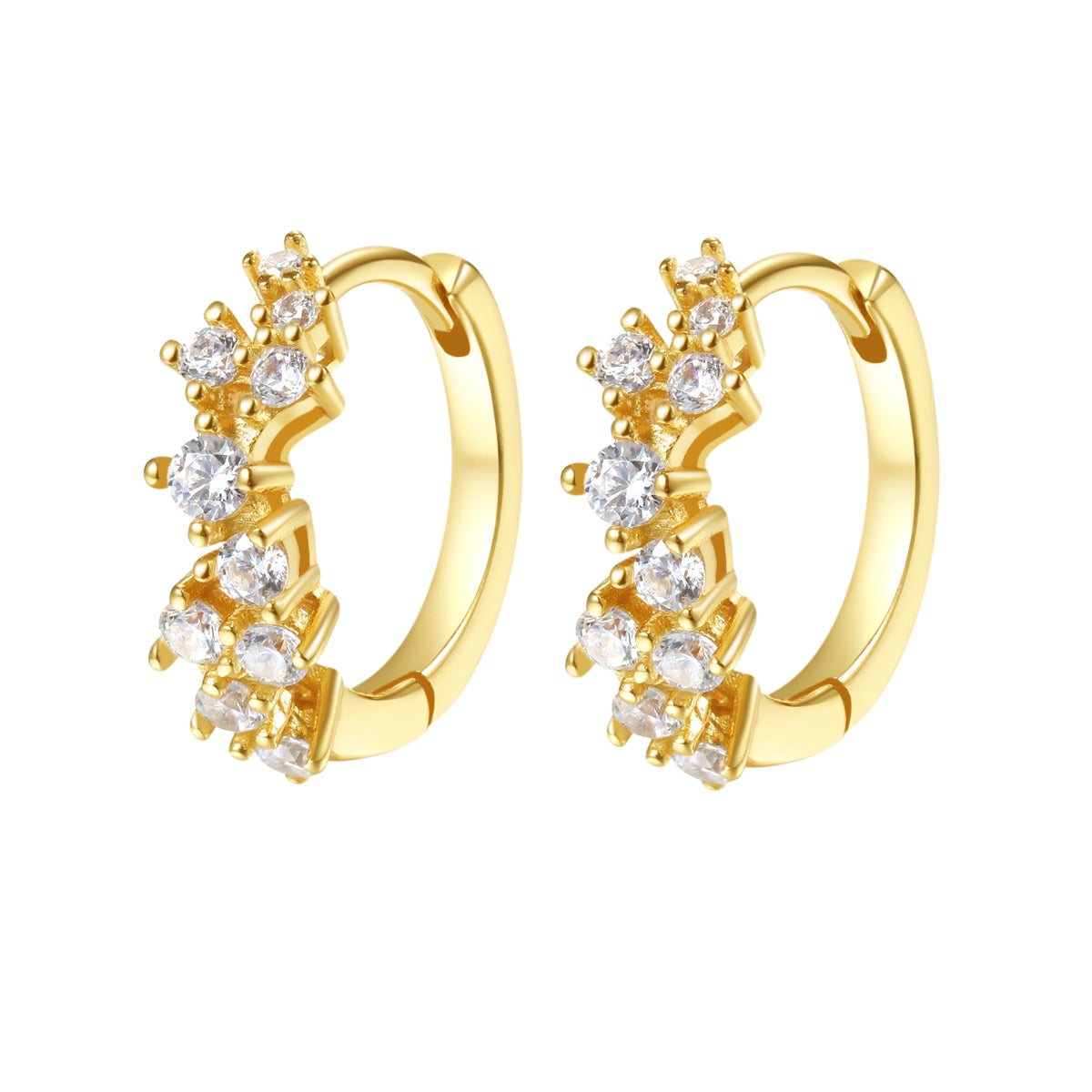 Pendientes Huggie Constelación Plata de Ley 925