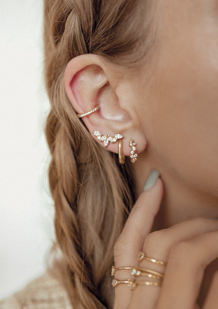 Constellation Huggie Earrings Sterling Silver
