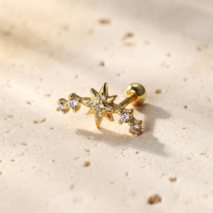 Piercing Clous d'Oreilles Constellation Argent Sterling