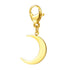 Crescent Moon Pendant Gold