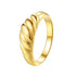 Croissant Dome Ring Gold