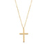 Cross Pendant Necklace Gold