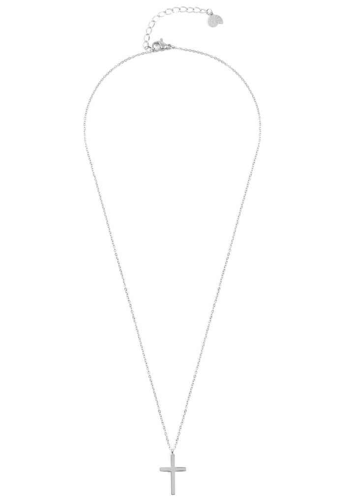 Cross Pendant Necklace Silver