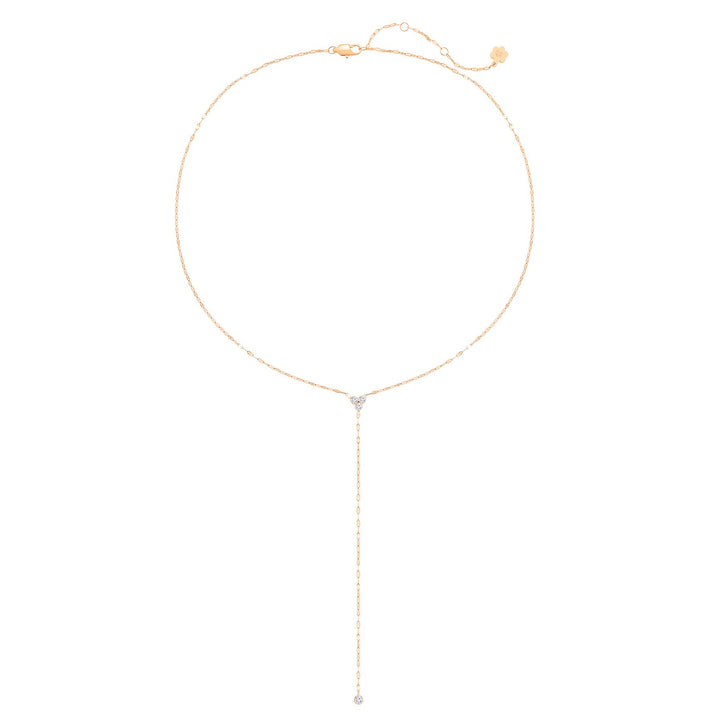 Crystal Trio Y Lariat Necklace Waterproof
