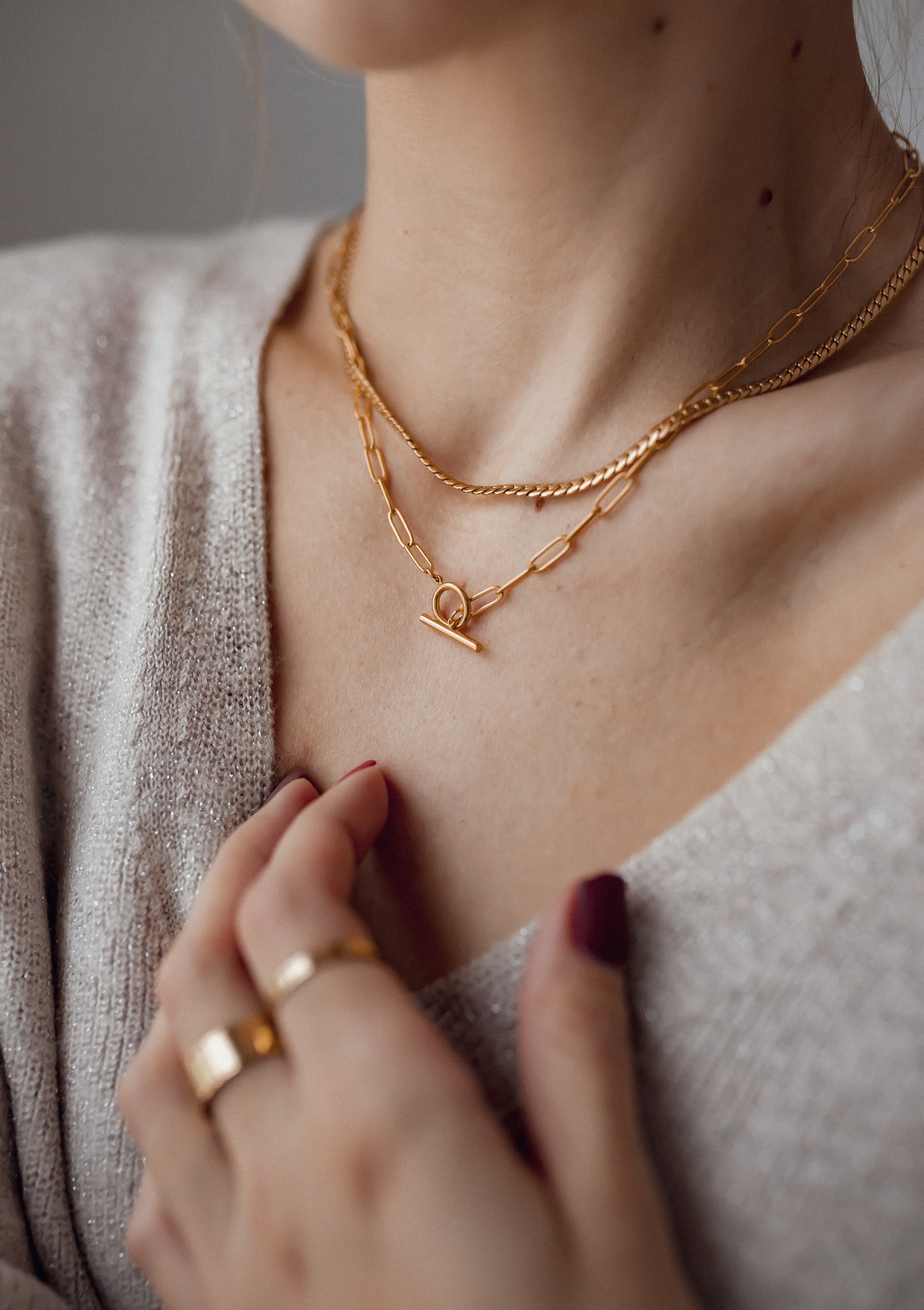 Collier Maillons Cubains Chaîne en Or