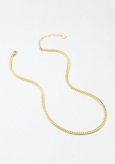 Cuban Link Chain Necklace Gold