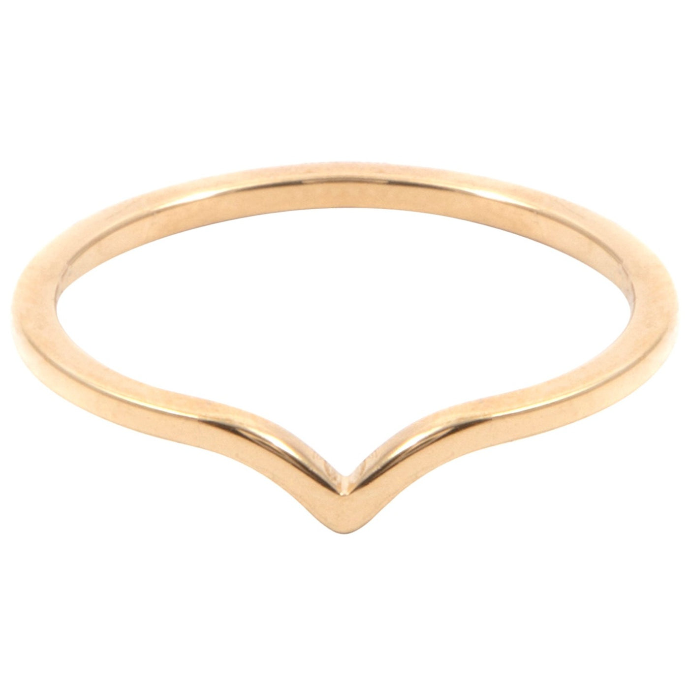 Anillo Curvado en Oro