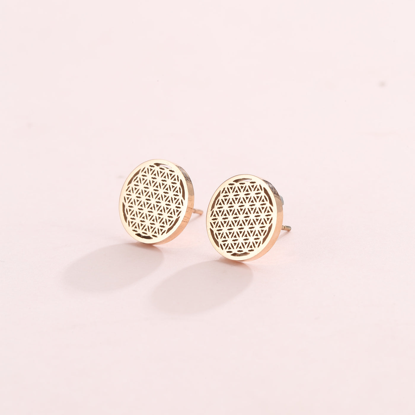 Clous d'Oreilles Fleur de Vie