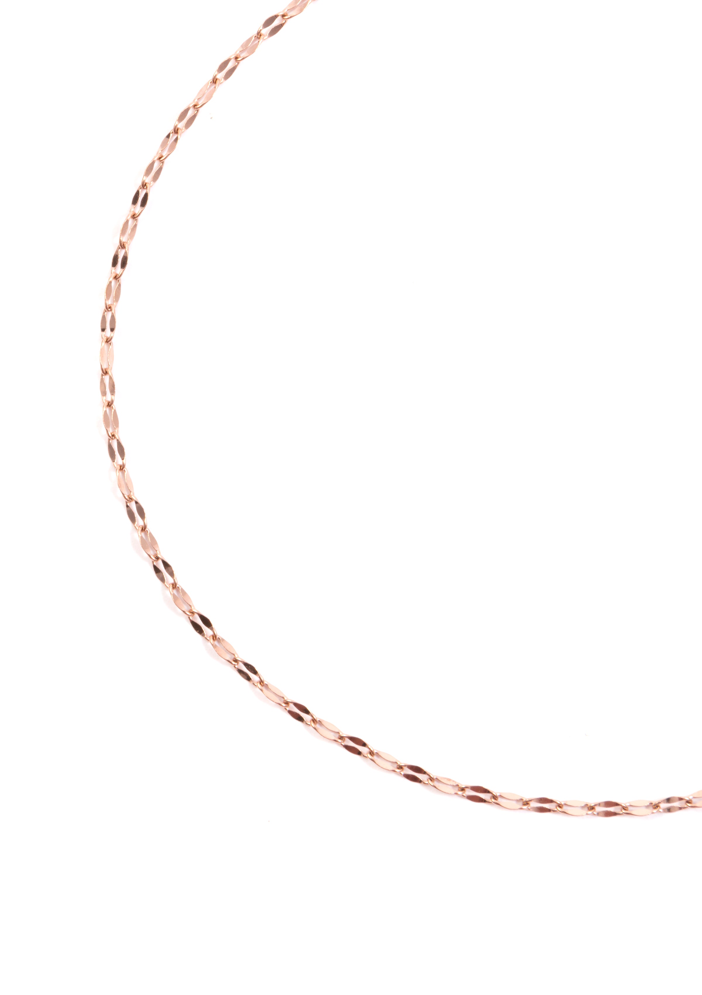 Feine Choker Kette in Rosegold
