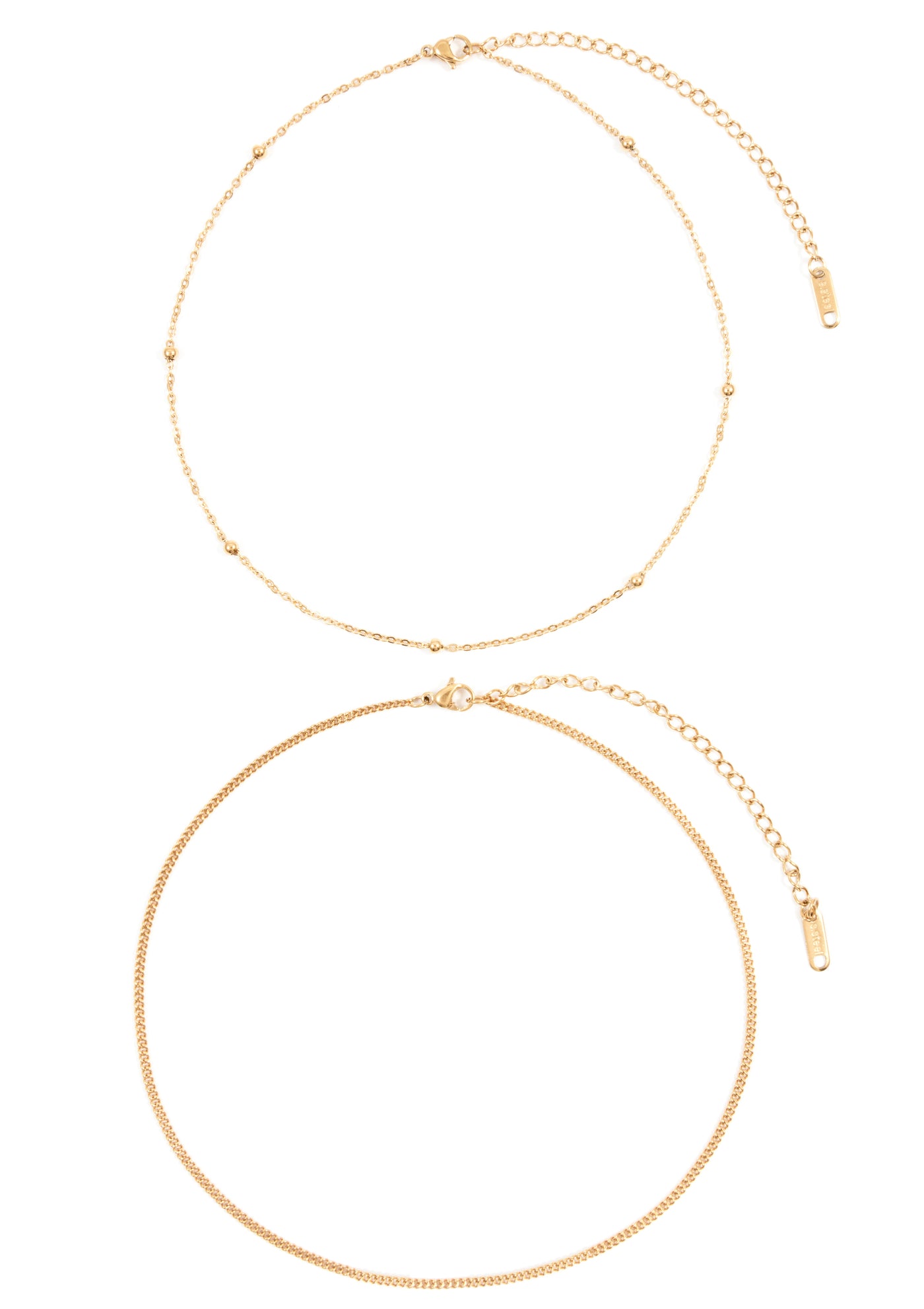 Choker Set im Zarten Design in Goldfarbe