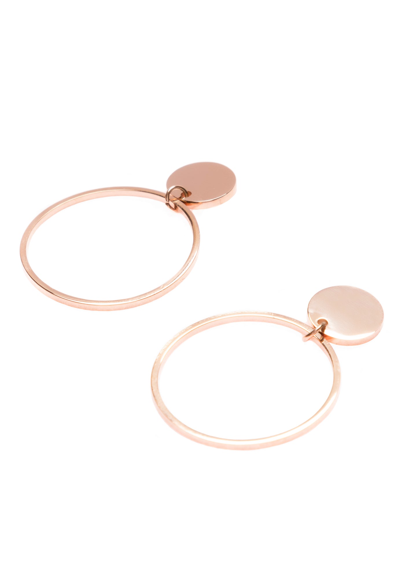 Delicate Circle Hoop Earrings