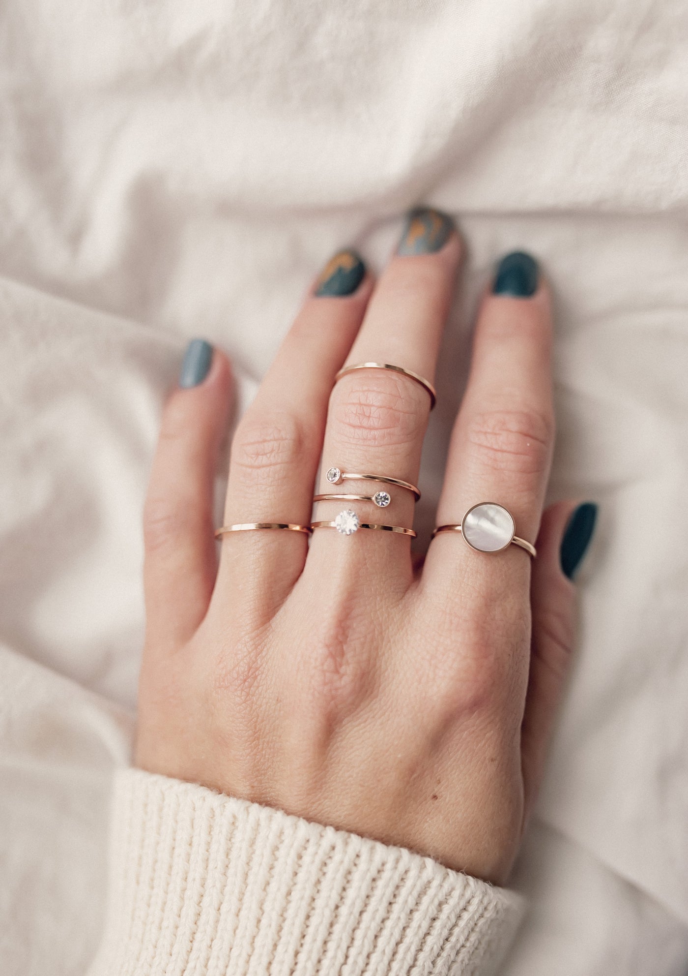 Delicate Diamond Rings | Covet and Grace by Adam Neeley