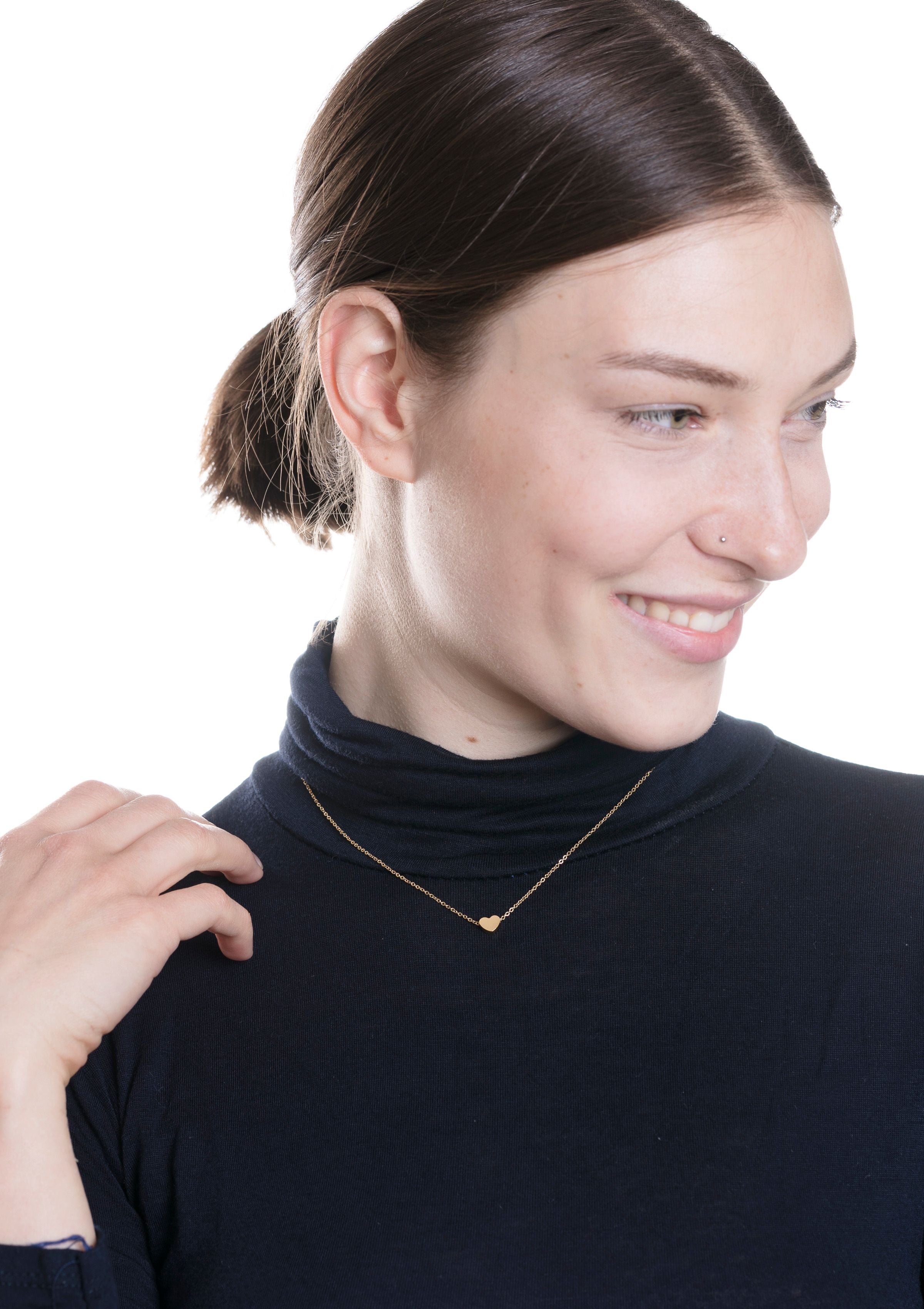 Collier Pendentif Cœur en Or