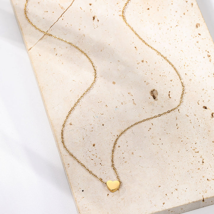 Collier Pendentif Cœur en Or